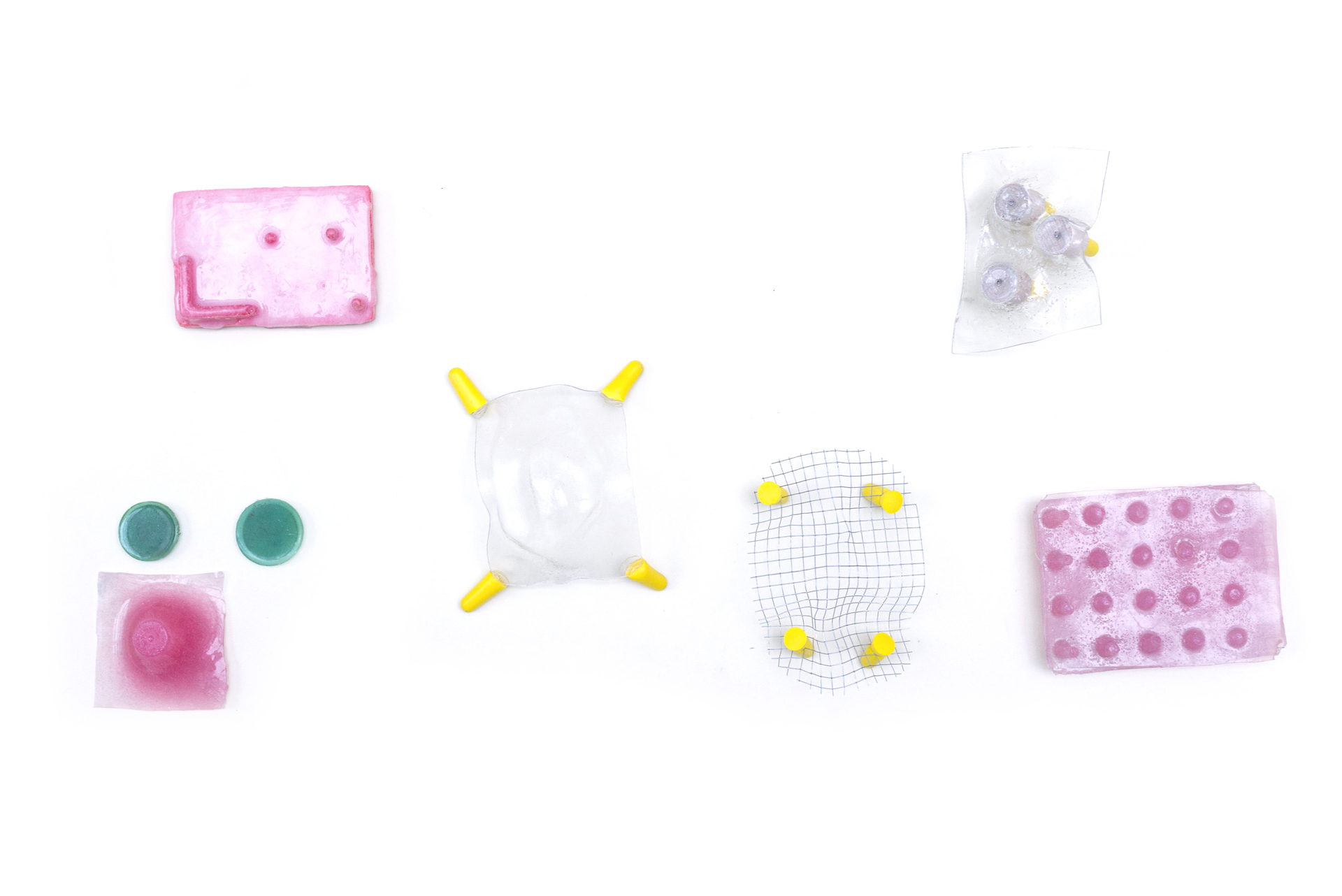 Close up of rope based material prototype exploring soft and animal like surfaces in The Soft Machines project